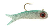 338 Silver Glitter/Green Back
