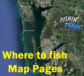 fishin franks Fishing report,a place by place fishing report with maps